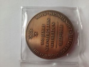 Nerobergbahn Buch Medaille Krawattenklammer u.s.w. Bild 3