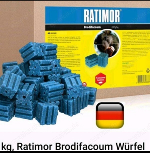 Rattengift und Mäusegift 5,0 kg Brodifacoum Wirkstoff