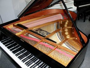 Flügel Klavier Steinway & Sons M-170, schwarz poliert, restauriert Bild 7