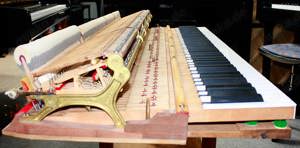 Flügel Klavier Steinway & Sons M-170, schwarz poliert, restauriert Bild 10