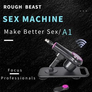 Sex Maschine Beastmaster T1   Set  mit 3 Dildos Verlängerung und Saugnapf Platte Bild 5