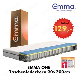 EMMA One 90x200 Dynamic Taschenfederkern Matratze Neu & OVP  