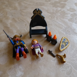 #Playmobil - Wikinger-König mit Thron und Kind