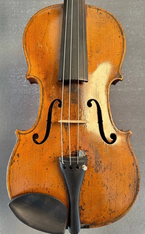 Geige 4 4 Violine Zettel Cesare Candi 1912 