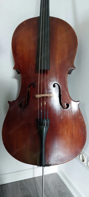 Sehr Altes Schönes Cello mit Zettel Pavel Zalut 1904 