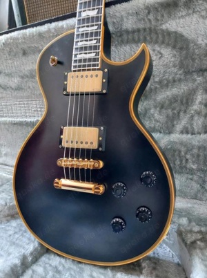 ESP Eclipse I CTM Volle Dicke Vintage Schwarz