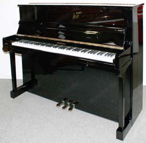 Klavier Hohner HP-120 schwarz poliert, Baujahr 1995, 5 Jahre Garantie