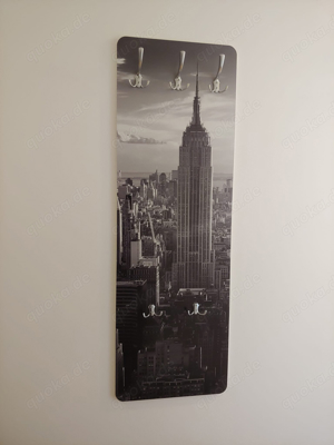 Garderobe Wandpaneel mit New York Aufdruck