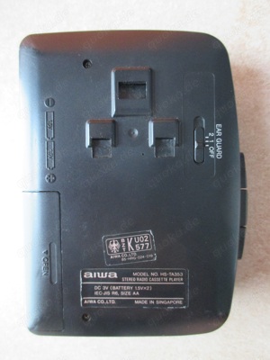 Walkman AIWA HS-TA353   Gebraucht Defekt Bild 5