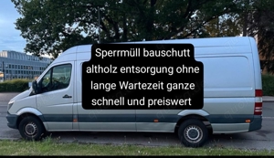 Sperrmüll bauschutt altholz entsorgen Keller Wohnung Auflösung 