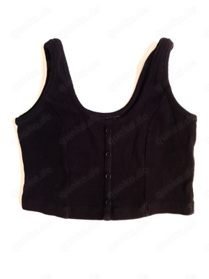 Crop Top Gr. 36 Schwarz