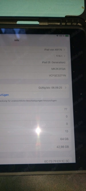 ipad zu verkaufen