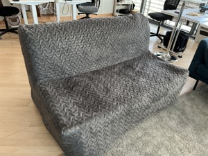 IKEA Sofa   Klappbett grau mit Bezug zu verschenken