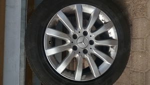 4 Aluräder MB 211 Reihe 7,5x16 ET42 m. Sommer.225 55x16 95V