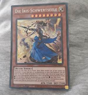 Yugioh Karte Die Iris Schwertseele Holo Glitzer 