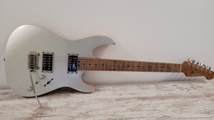 Harley Benton Fusion-III HH - Silver Sparkle - Seymour Duncan s