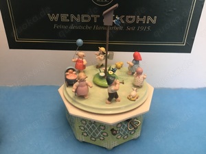 Wendt & kühn Sammlung verschiedene guterhaltene SPIELUHREN Erzgebirge  Bild 7