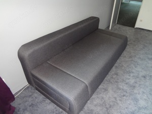 Polster Schlafsofa grau, B 200 cm, Liegefläche: 140 x 200 cm