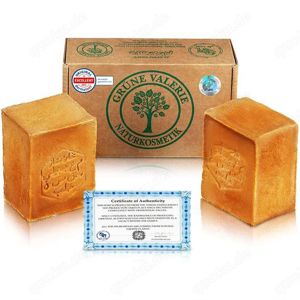 Original Aleppo Seife Set 2x200g   40% Lorbeeröl & 60% Olivenöl | Natürliche Pflege