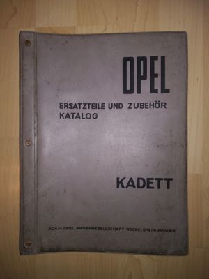 OPEL Kadett A Ersatzteilkatalog Bild 2