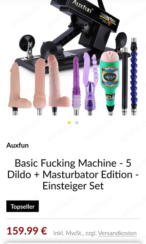 Fickmaschine 5 Dildos + 1 Masturbator Bild 4