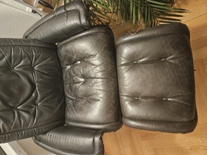 Stressless Sessel mit Hocker Leder braun