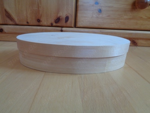 Spanschachtel oval, 25x16x5 cm, NEU!