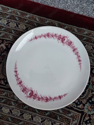  Geschirrset Fürstenberg für 8 Personen, Dekor in zartem rot Galerie Patria Rosenranke, 60 Teile    Bild 2