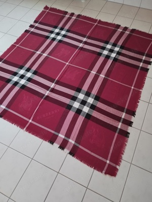 Burberry Schal - Weinrot 140x140cm