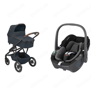 Maxi Cosi Lila XP+ (2 in 1 Kinderwagen) und Pebble 360 (Babyschale)   Neu, in OVP