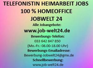 Heimarbeit Telefonistin Job Kleve und ü-all Homeoffice Arbeit mit Verdienst b. 43,20   Std flexibel