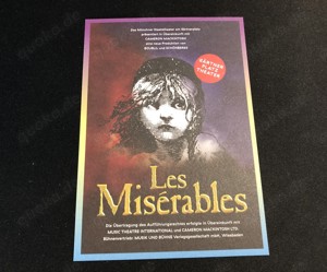 Biete 1 Ticket Musical Les Miserables Sa, 07.12.24 München !