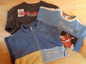 Set, 2 Pullover + 1 T-Shirt langarm, Gr.140   W11