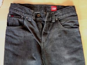 Jeans, schwarz, Gr. 158