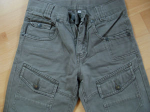 Jeans, khaki, Gr.140, C&A