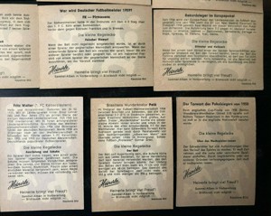 21 Heinerle Fußball Bilder mit Mannschaften und Spielszenen Bild 9