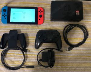 Nintendo Switch mit Controller und Mario Kart 8