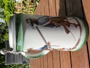 Keramik-Bierkrug gewidmet von der Wicküler Brauerei Bild 3