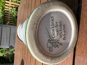 Keramik-Bierkrug gewidmet von der Wicküler Brauerei Bild 4