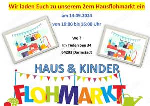 Kinder & Haus Flohmarkt in Darmstadt am 14.09.2024