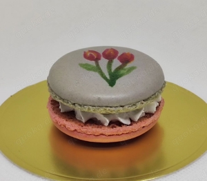 Selbstgemachte Macarons 