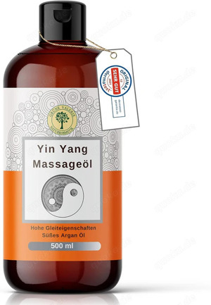 Yin Yang Massageöl 500 ML XXL   Entspannung und Balance für Körper und Geist