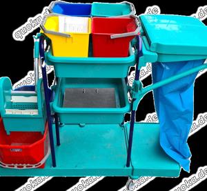 Reinigungswagen ideal für Unterhaltsreinigung