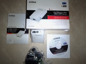 Edimax Fast Ethernet Port USB2.0 MFP Server neu Bild 2