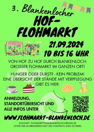 Hof Flohmarkt in Blankenloch 21. September