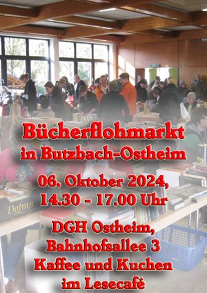 Bücherflohmarkt in Butzbach-Ostheim