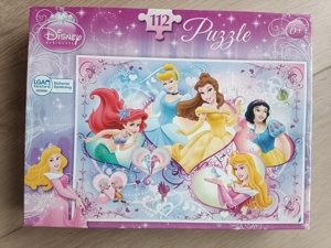 Glückliche Prinzessinnen Puzzle Disney 112 Teile 44x30cm.