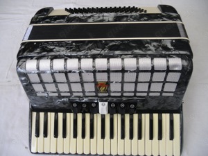 Akkordeon 7 Melodie 2 Bassregister mit Koffer 80 Bass SUPER ZUSTAND