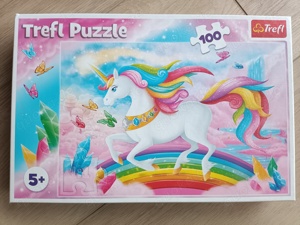 Trefl Puzzle Einhorn glückliches Pferd 100 Teile, 5+, 41x27,5cm