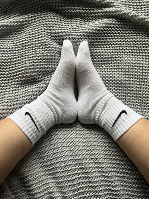 Getragene Socken